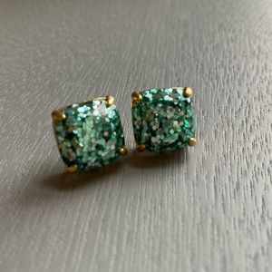 Kate Spade Glitter stud earrings